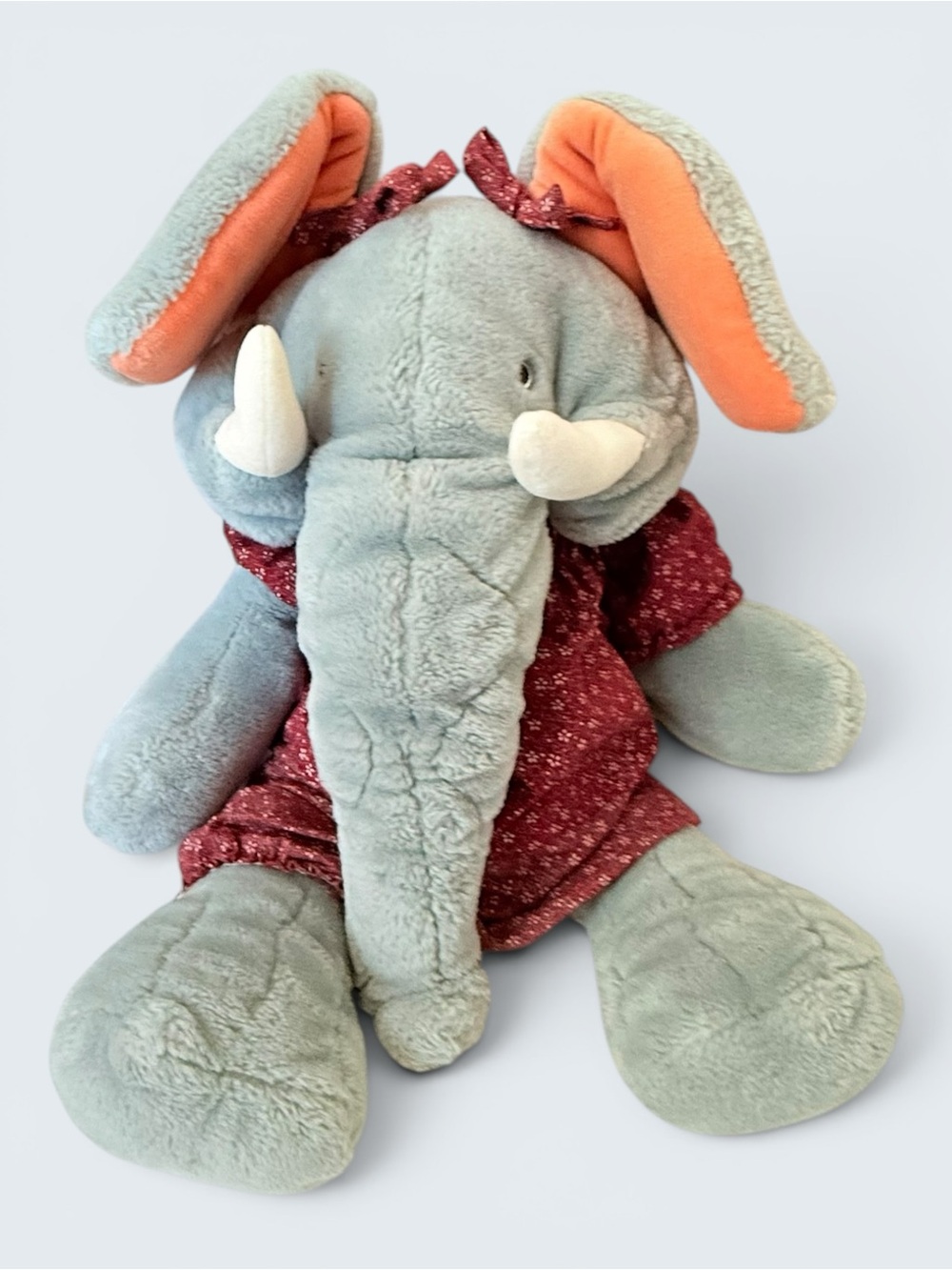 The Heritage Collection Trunkit Plush Wrinkles Elephant Toy Puppet 1985